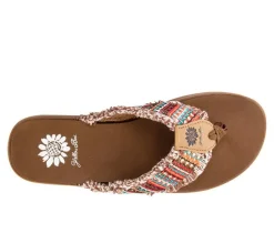Women's Yellow Box Flappy Flip-Flops