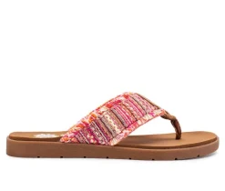 Women's Yellow Box Flappy Flip-Flops