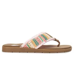 Women's Yellow Box Flappy Flip-Flops