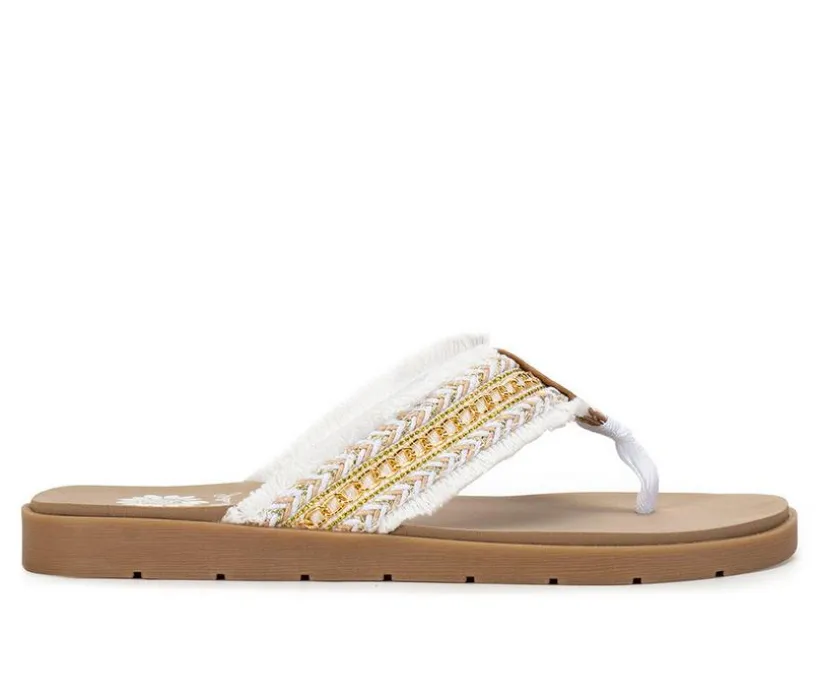 Women's Yellow Box Flavian Flip-Flops