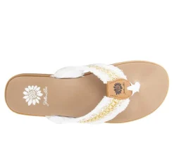 Women's Yellow Box Flavian Flip-Flops