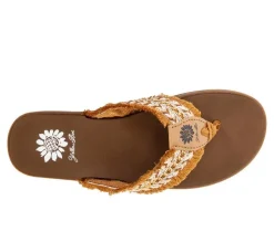 Women's Yellow Box Flavian Flip-Flops