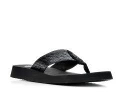 Women's Yellow Box Flax Flip-Flops