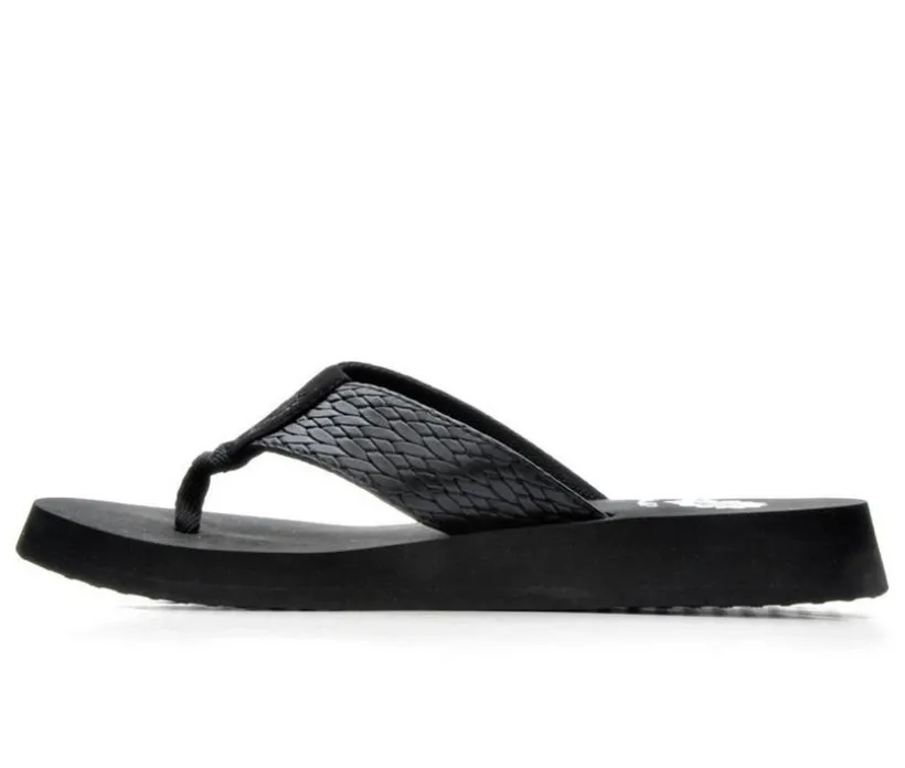 Women's Yellow Box Flax Flip-Flops