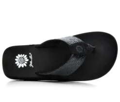 Women's Yellow Box Flax Flip-Flops