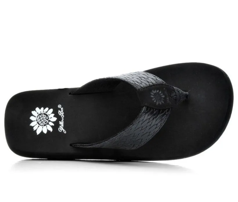 Women's Yellow Box Flax Flip-Flops