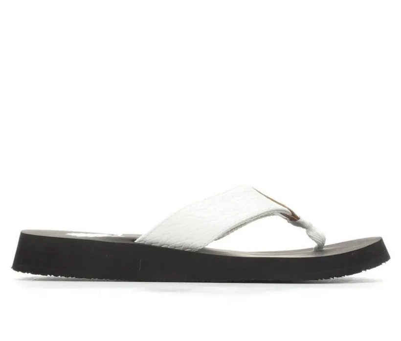 Women's Yellow Box Flax Flip-Flops