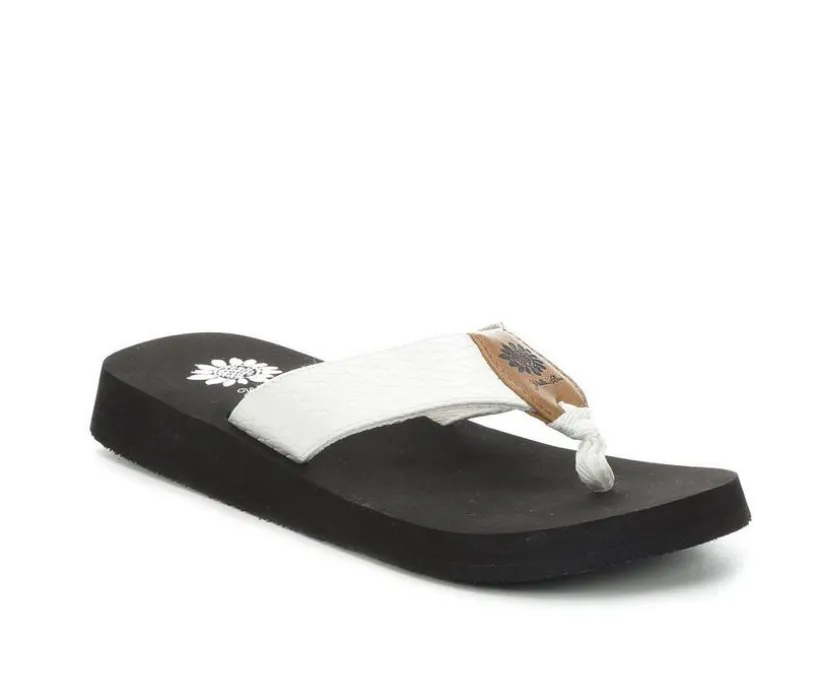 Women's Yellow Box Flax Flip-Flops
