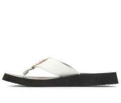 Women's Yellow Box Flax Flip-Flops