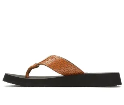 Women's Yellow Box Flax Flip-Flops