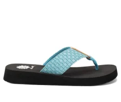 Women's Yellow Box Flinge Flip-Flops