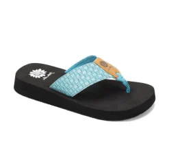 Women's Yellow Box Flinge Flip-Flops