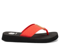 Women's Yellow Box Flinge Flip-Flops