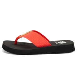 Women's Yellow Box Flinge Flip-Flops