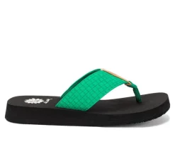 Women's Yellow Box Flinge Flip-Flops