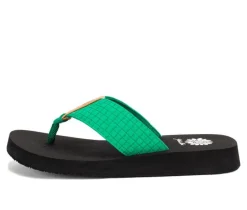 Women's Yellow Box Flinge Flip-Flops