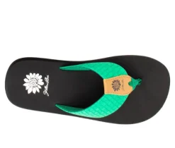 Women's Yellow Box Flinge Flip-Flops