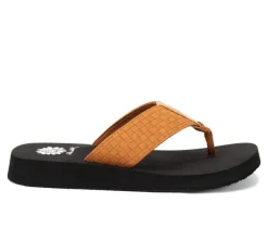Women's Yellow Box Flinge Flip-Flops
