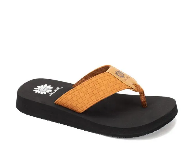 Women's Yellow Box Flinge Flip-Flops