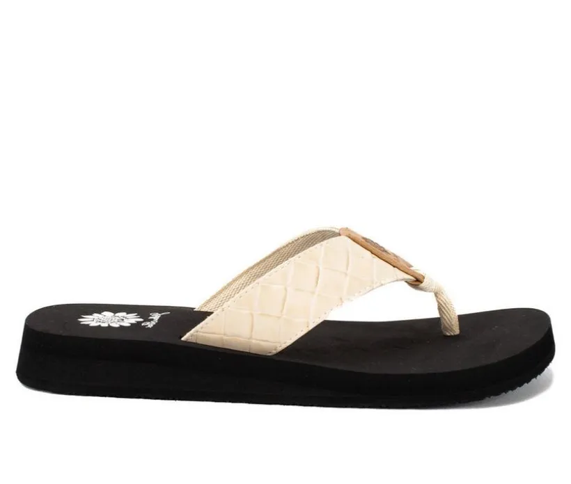 Women's Yellow Box Flop Hop Flip-Flops