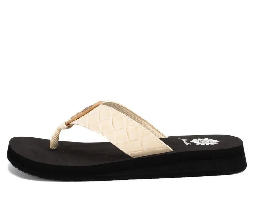 Women's Yellow Box Flop Hop Flip-Flops