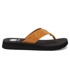 Women's Yellow Box Flop Hop Flip-Flops
