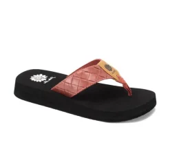 Women's Yellow Box Flop Hop Flip-Flops