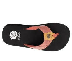 Women's Yellow Box Flop Hop Flip-Flops