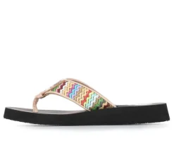 Women's Yellow Box Floppy Flip-Flops