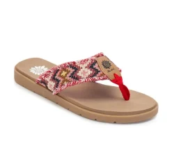 Women's Yellow Box Fonatana Flip-Flops