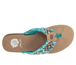 Women's Yellow Box Fonatana Flip-Flops