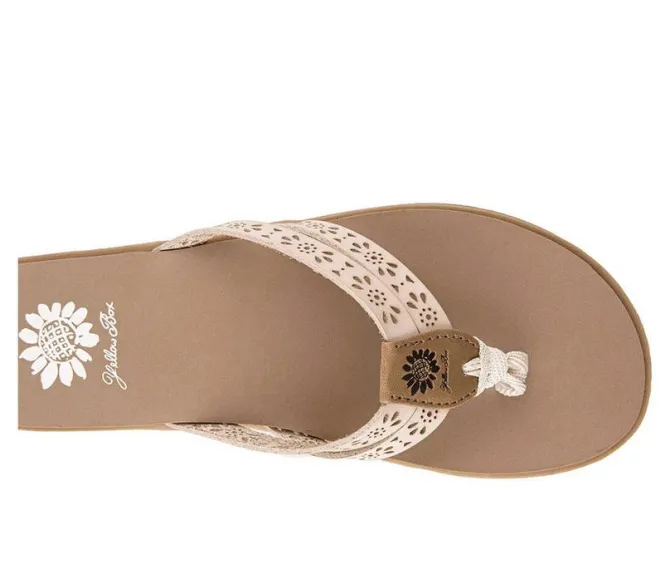 Women's Yellow Box Fralin Flip-Flops