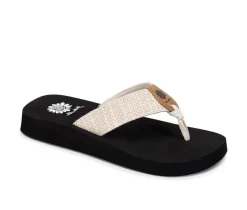 Women's Yellow Box Frayz Flip-Flops