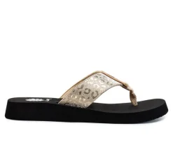 Women's Yellow Box Frez Flip-Flops