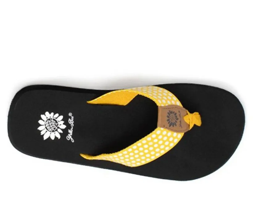 Women's Yellow Box Fromy Flip-Flops
