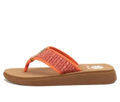 Women's Yellow Box Gracia Flip-Flops