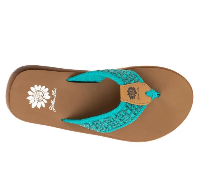 Women's Yellow Box Gracia Flip-Flops