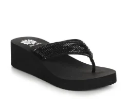 Women's Yellow Box Hestia Wedge Flip-Flops