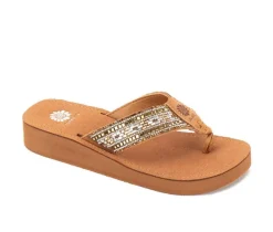 Women's Yellow Box Jabiru Flip-Flops