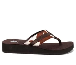 Women's Yellow Box Jafna Flip-Flops