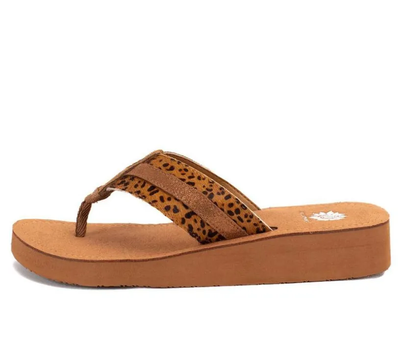 Women's Yellow Box Jafna Flip-Flops