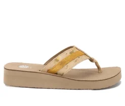 Women's Yellow Box Jafna Flip-Flops