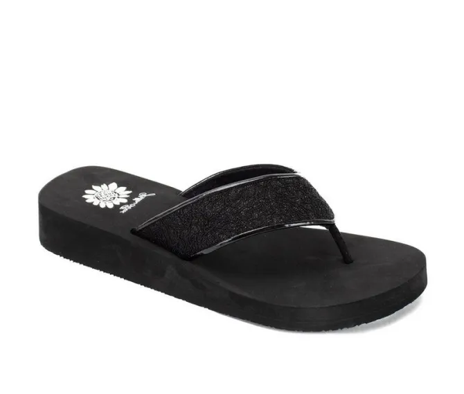 Women's Yellow Box Jasty Flip-Flops