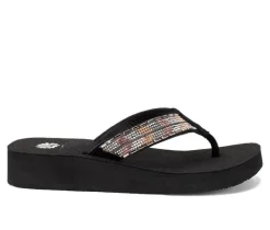 Women's Yellow Box Jaunty Flip-Flops