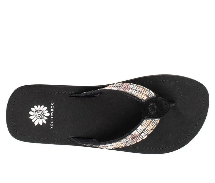 Women's Yellow Box Jaunty Flip-Flops