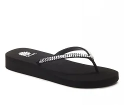 Women's Yellow Box Jello Flip-Flops