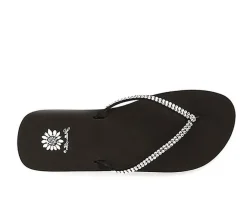 Women's Yellow Box Jello Flip-Flops