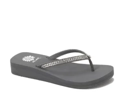 Women's Yellow Box Jello Flip-Flops