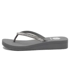 Women's Yellow Box Jello Flip-Flops