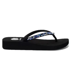 Women's Yellow Box Jello Flip-Flops